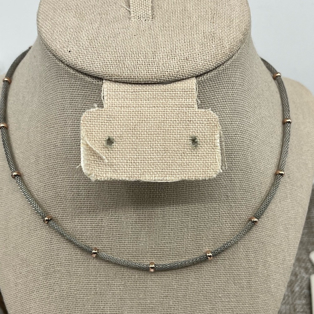 Vintage 925 Sterling Silver MILOR Italy Necklace – Estate Collection - Picture 4 of 14